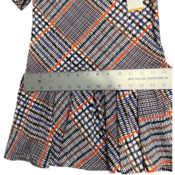Tanya Taylor Girls S Plaid Long Sleeve Dress Preppy Retro Holiday Party Pockets - Picture 11 of 14